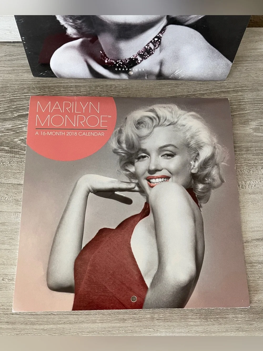 Set of two Marilyn Monroe calendars from 2014 and 2018